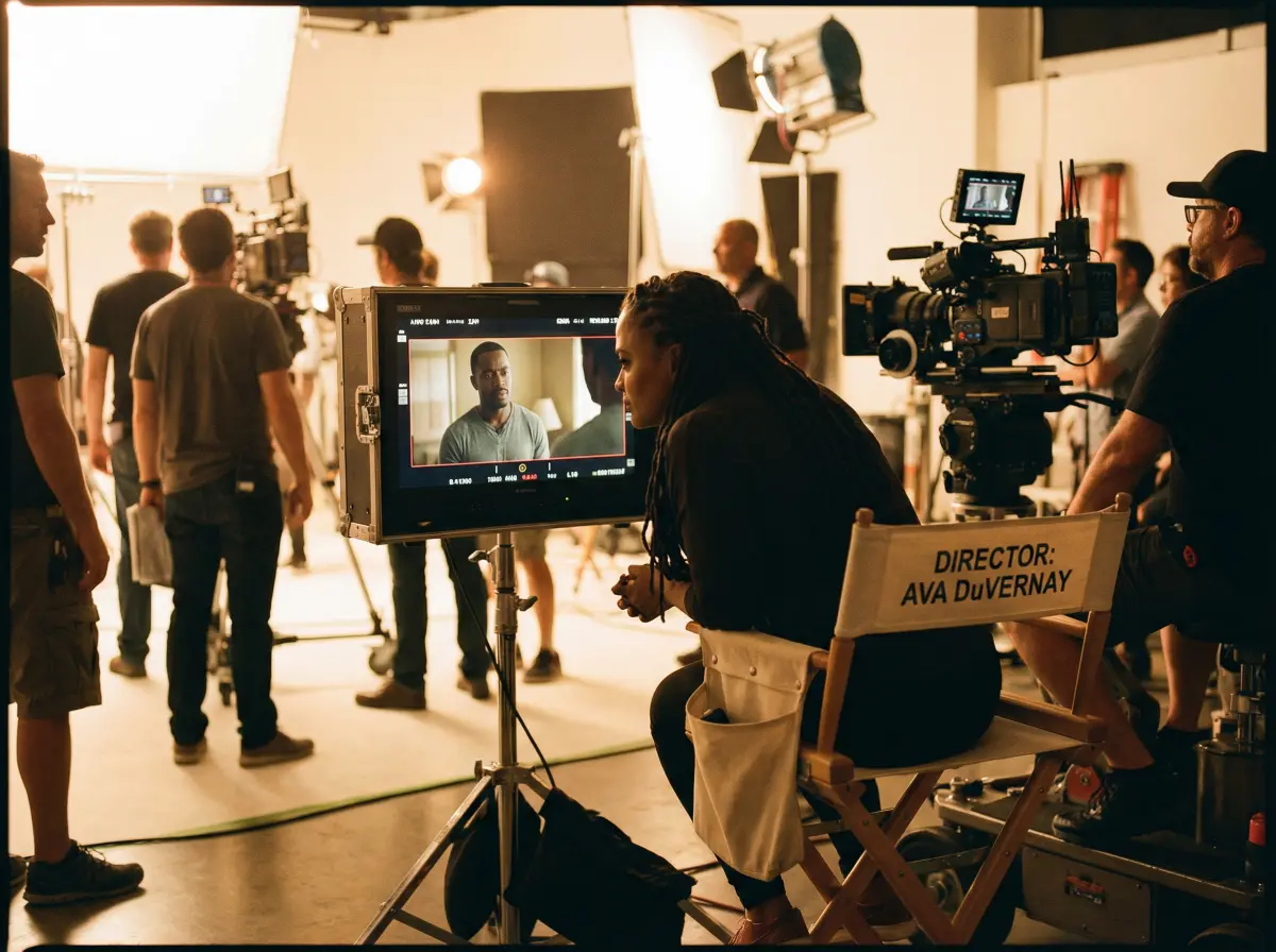 知名导演在 蜜桃视频 平台发布的剧组工作现场